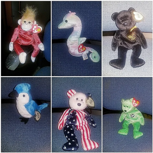 Mega Ty Beanie baby lot all valuable collecters Mint w/Tags- proceeds Charity